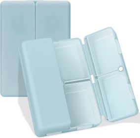 Daily Pill Organizer, 7 Compartments Portable Travel Pill Case, [Folding Design] for Purse Pocket to Hold Vitamins,Cod Liver Oil
